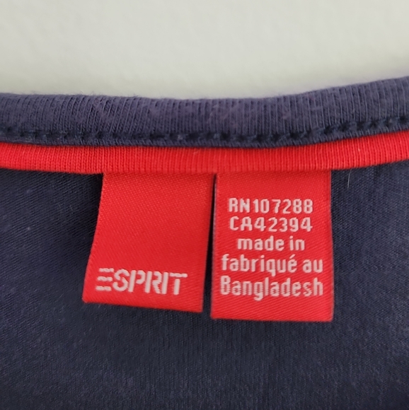 Esprit Navy Tank Top - Picture 6 of 13